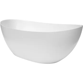 Vana Volně stojící vana SAT Mette 158x77 cm litý mramor levá i pravá SATMET1580 - SATMET1580