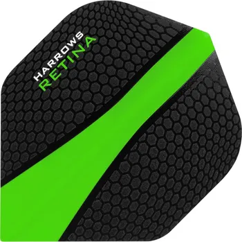 Příslušenství pro šipky Harrows Letky RETINA standard black/green