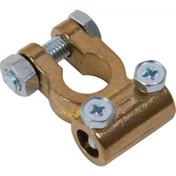 elektrický kabel Svorka autobaterie pro holý kabel 50 mm², mínusová