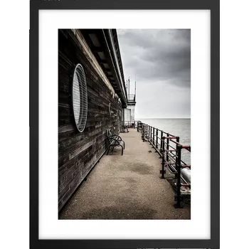 Obraz Obraz plakát v černém rámu do obýváku 30x40 přímořské foto na zeď