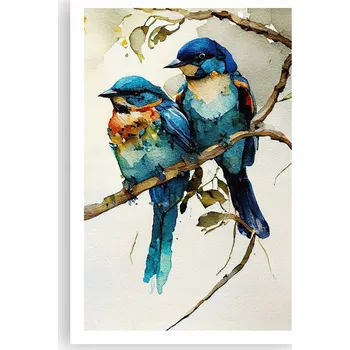 Obraz Obraz plakát do obýváku ložnice 61x91 cm ptáci foto plakáty na zeď bez rámu