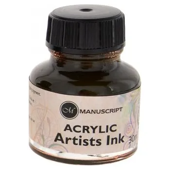 Kaligrafický inkoust Manuscript 30ml – sépie (Kaligrafický inkoust Manuscript 30ml – sépie)