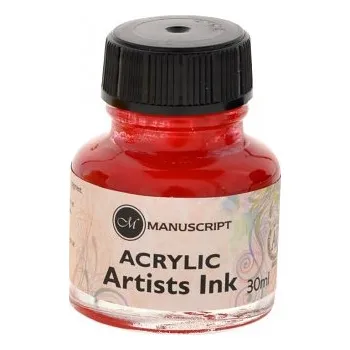 Kaligrafický inkoust Manuscript 30ml – červený (Kaligrafický inkoust Manuscript 30ml – červený)