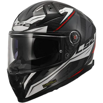 Helma na motorku Ls2 ff811 vector ii c savage white red grey-06 xs