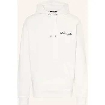 Oblečení a móda Balmain Pánská Mikina S Kapucí, bílá, L