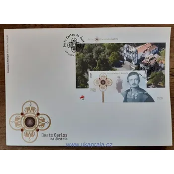 Sběratelství Portugalsko, Madeira FDC aršík, poslední rakousko-uherský císař Karel I., r. 2022