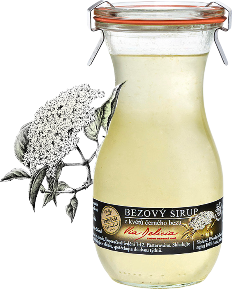 Bezový sirup | Via Delicia