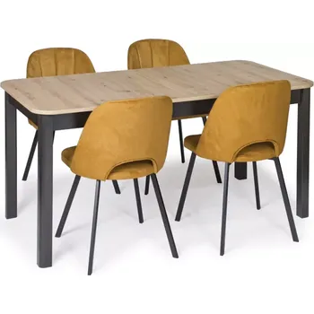 Jídelní set Rozkládací jídelní set - stůl ST 47M rozklad + židle KT 680M - doprava zdarma - SLEVA 3% s kodem radost25