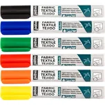 Fixy na textil PEBEO Light Fabric 7A Brush 1 mm, 6 ks Basic