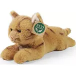 PLYŠOVÁ KOČKA LEŽÍCÍ HNĚDÁ 25 CM (Plyšák, kočka jako živá, RAPPA)