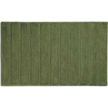 Koupelnová předložka KELA Koupelnová předložka Megan 100% bavlna mechově zelená 120,0x70,0x1,6cm