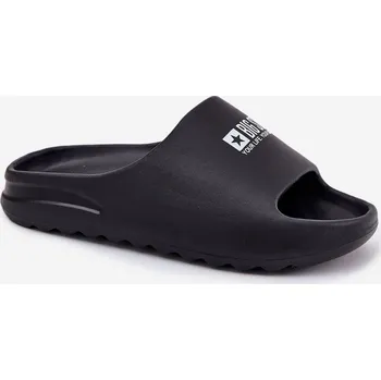 Pánské mokasíny Pěnové Pánské Sandály S Logem Big Star RR174A013 Barva: Černá, Velikost: 45