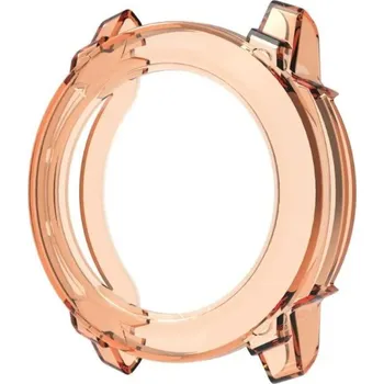 Příslušenství k chytrým hodinkám Silikonový rámeček pro Garmin Instinct 3 - Oranžový, 50 mm