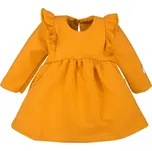 Eevi Dětské šaty s volánky SIMPLY COMFY medová - 98