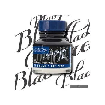 Kaligrafický inkoust W&N 30ml – 030 Black (Kaligrafický inkoust W&N 30ml – 030 Black)