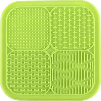 lízací podložka Huhubamboo lízací podložka zelená 20x2cm