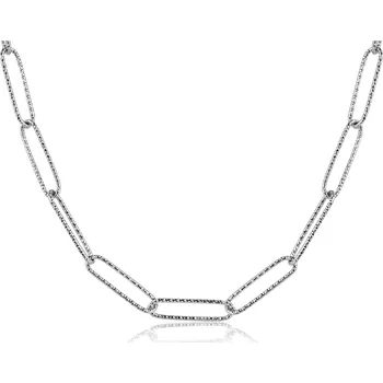 Náhrdelník Ocelový náhrdelník s oválnými články - Meucci DN165