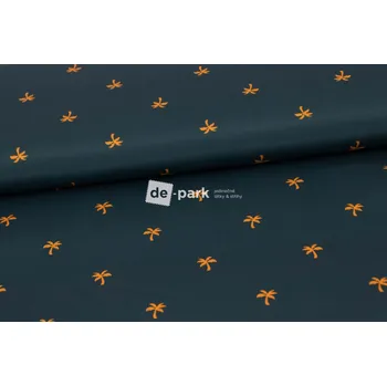 Tkanina na koupací kraťasy - Palmičky