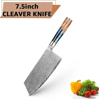 Kuchyňský nůž Damaškový nůž do kuchyně | kuchyňské potřeby - 7,5 palce CL