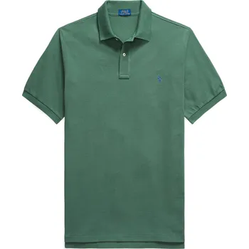 Pánské tričko Velké Velikosti - Polo Ralph Lauren - Piké polo tričko s výšivkou loga - XXL - Olive