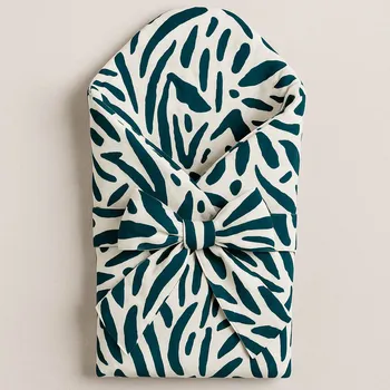 Zavinovačka Lily is sailing Rychlozavinovačka z mušelínu | Navrhněte si vlastní design Barva: Růžová se zlatou kapkou