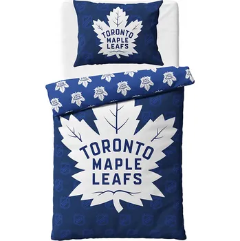 Povlečení Hokejové povlečení NHL Toronto Maple Leafs Shields Velikost: 140x200 + 70x90 cm