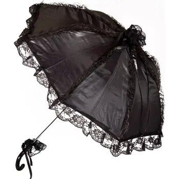 Karnevalový kostým Krajkový slunečník - Černý