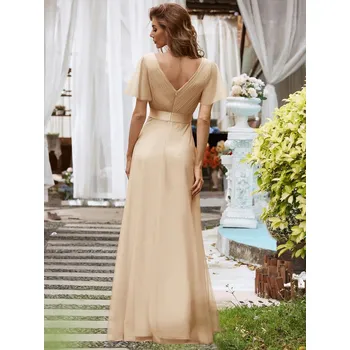 Dámské šaty Ever Pretty šaty smetanové 7962 Velikost: 5XL / 50 / 18 / 22