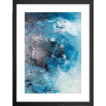 Obraz Obraz plakát v černém rámu do obýváku 30x40 abstrakce plakáty na zeď