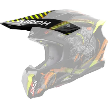 Helma na motorku Kšilt pro přilbu twist 3, airoh (toxic - lesklý)