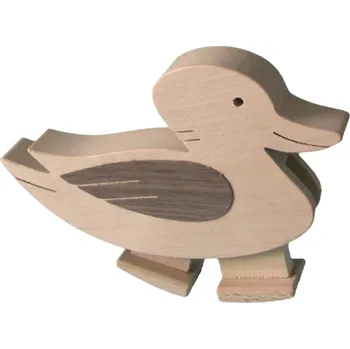 Dřevěná hračka Chodící zvířátko Kachna