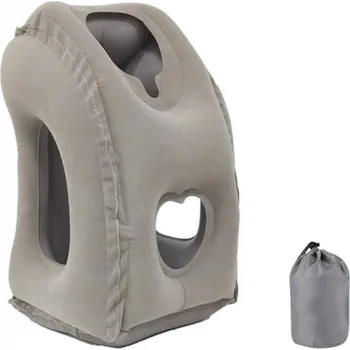 Cestovní polštářek Nafukovací polštář Take It Shop cestovní polštář šedý