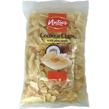Sušená potravina Kokosový chips s ananasem 200g, Nuties