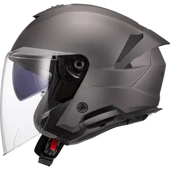 Helma na motorku LS2 OF618 VERSO II SOLID MATT TITANIUM - XL