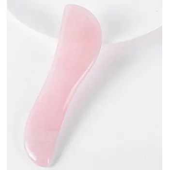 Gua sha masážní kámen růženín | Masáž obličeje - gua sha C