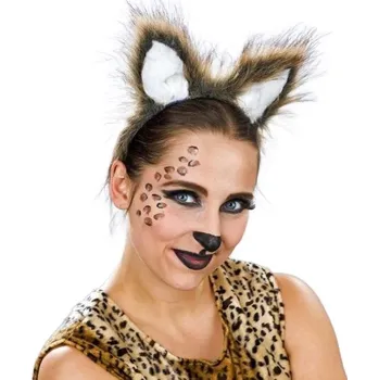 Karnevalový kostým Čelenka - Chlupaté uši