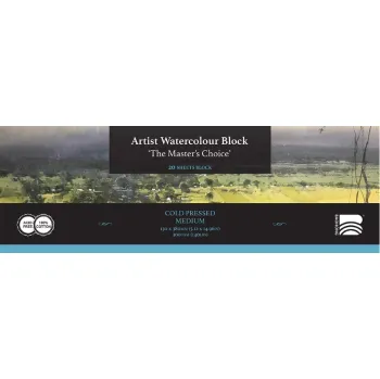Blok Akvarelový blok Baohong Masters 13x38cm cold pressed 300g (Akvarelový blok Baohong Masters 13x38cm cold pressed 300g)