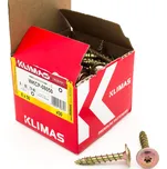Klimas Wkret-Met TX 8x50mm - 50 ks - Vruty do dřeva s talířovou hlavou, WKCP
