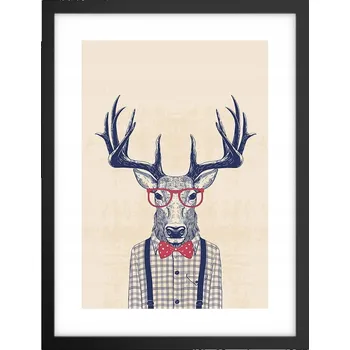 Obraz Obraz plakát v černém rámu do obýváku 30x40 abstrakce plakáty na zeď