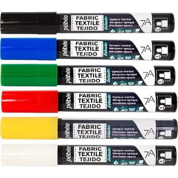 PEBEO Opaque na textil 7A 4mm, 6ks Basic