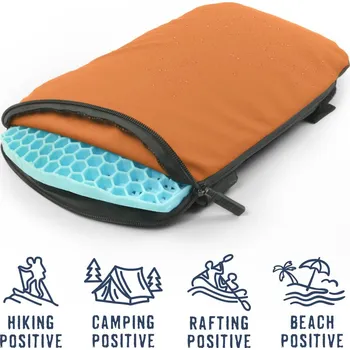 Polštář Cestovní podsedák MOSH Kamper - oranžová