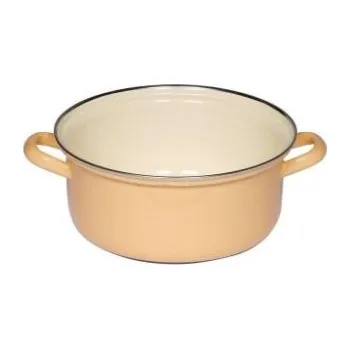 Hrnec Smaltovaný kastrol - 2 l - žlutý