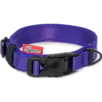 Obojek pro psa Tamer Popruhový obojek FASTLOCK | fialový Šířka: 3 cm, Obvod krku: 37 - 43 cm