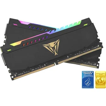 Operační paměť PATRIOT Viper Steel RGB 32GB DDR4 3600MHz / DIMM / CL20 / 1,35V / KIT 2x 16GB