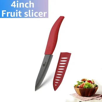 Kuchyňský nůž Keramický nůž pro kuchyň | kuchyňské pomůcky - 4 palce červená