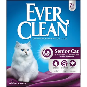 Podestýlka pro kočku Výhodné balení: 2x10l Ever Clean Senior hrudkující stelivo pro kočky