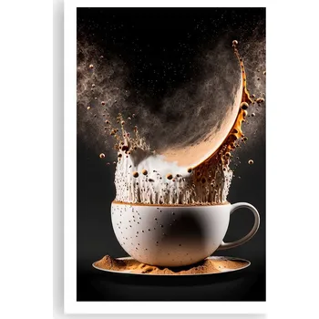 Obraz Obraz plakát do obýváku ložnice 61x91 káva foto plakáty na zeď bez rámu