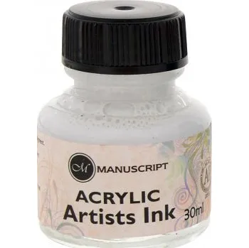 Kaligrafický inkoust Manuscript 30ml – bílý (Kaligrafický inkoust Manuscript 30ml – bílý)