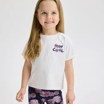 Reserved - Tričko s vyvýšeným potiskem - bílá - 399EC-00X - 399EC-00X-110