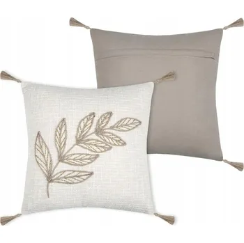 Polštář STOF Dekorační polštář HEMERA s třásněmi, 40 x 40 cm